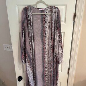 BUDDY LOVE Snake Print Duster (Sm/Med)
